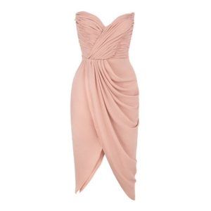 Blush Gathered Dress